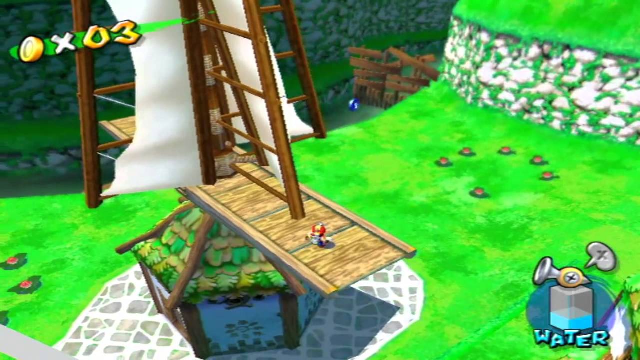 Super Mario Sunshine 100% Walkthrough - Part 18 - Bianco Hills 30 Blue Coins (Complete Guide)