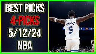 FREE NBA Picks Today 5/12/24 - ALL GAMES Best Picks! Best Betting Picks and Predictions