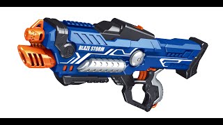 Blaze storm zecong toys semi-automatic soft bullet gun round blaster nerf ZC7117 screenshot 2