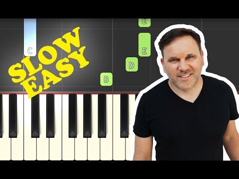 10000 Reasons   Matt Redman  SLOW EASY PIANO TUTORIAL  SHEET MUSIC by Betacustic