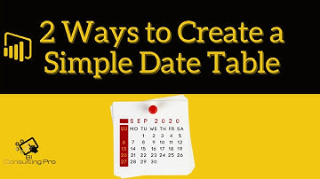 2 Ways to Create Simple Date Table in Power BI | 3-Min Course for Power BI Beginners
