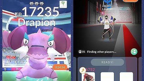 Drapion VS Primal Groudon - 1v1 Level 3 Raid Boss Solo