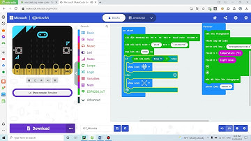 Hướng dẫn viết Code gửi dữ liệu từ MIcrobit lên ThingSpeak