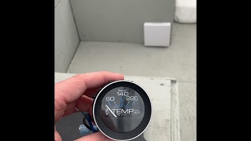 Install temp gauge on boat