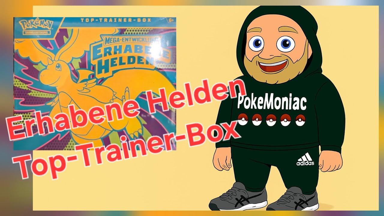 Endlich Release der neuen Pokemon Top-Trainer-Box von Erhabene Helden 