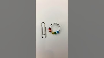 Easy Paperclip Fidget Ring Tutorial #ringmaking #paperclipring #fidgetring