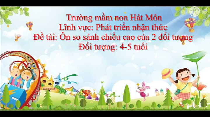 Ôn so sánh chiều cao của 2 đối tượng