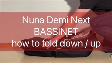How to Collapse / Flatten the Nuna Demi Next Carry Cot