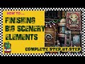 Finishing details of WH40k big scenery elements