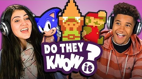 DO TEENS KNOW CLASSIC VIDEO GAME THEMES? (REACT: Do They Know It?)