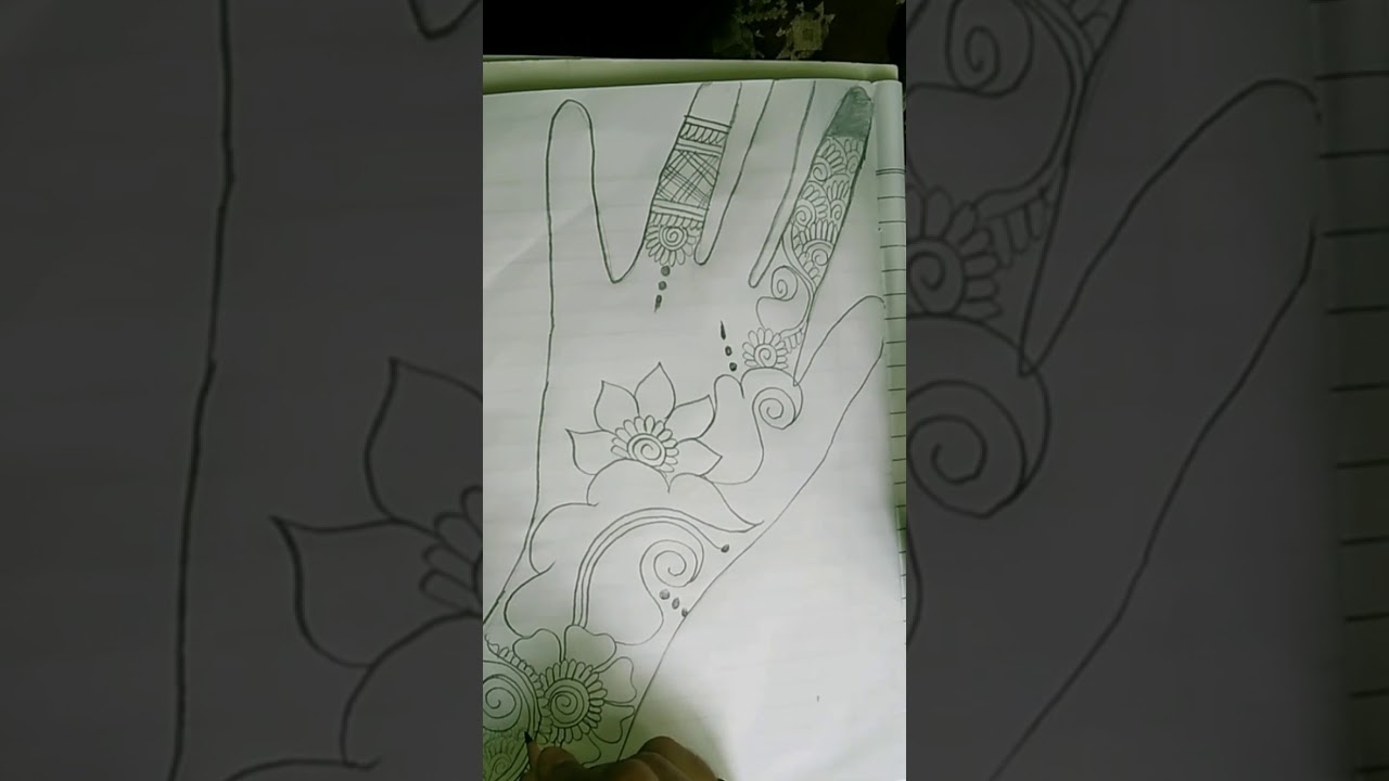 Easy mehndi design - YouTube