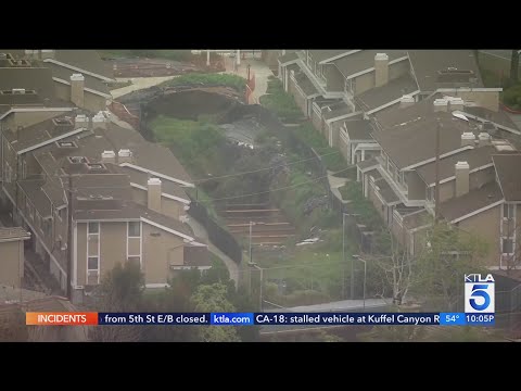 La Habra condo residents dealing with two massive sinkholes