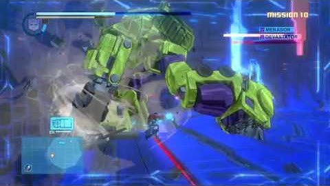 Transformers: Devastation - Optimus vs Devastator and Menasor - Magnus Mode