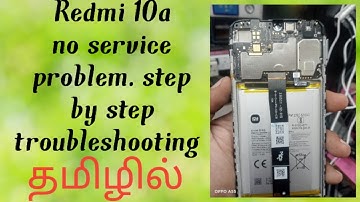 REDMI 10A  NO SERVICE PROBLEM. 100% SOLUTION. MUST WATCH THIS VIDEO