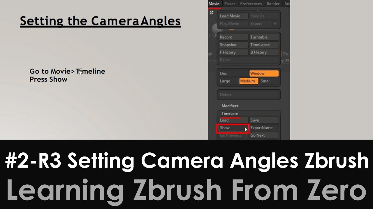 where is angle of view zbrush