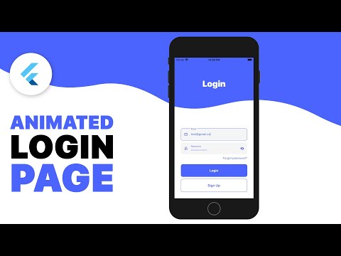 Flutter - Animated Login Page