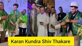 Karan Kundra Shiv Thakare at Ramadan Function  By Asif Bhamla Foundation in Mumbai