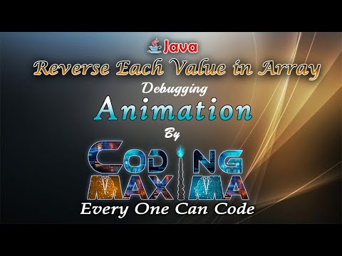 Reverse Each Element in Array in Java | Reverse Digits of Array Elements | Arrays | Coding Maxima