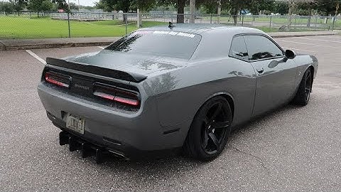 ZL1 Add-Ons Rear Diffuser Made This DODGE CHALLENGER Look Way More Aggressive | FaTkaT