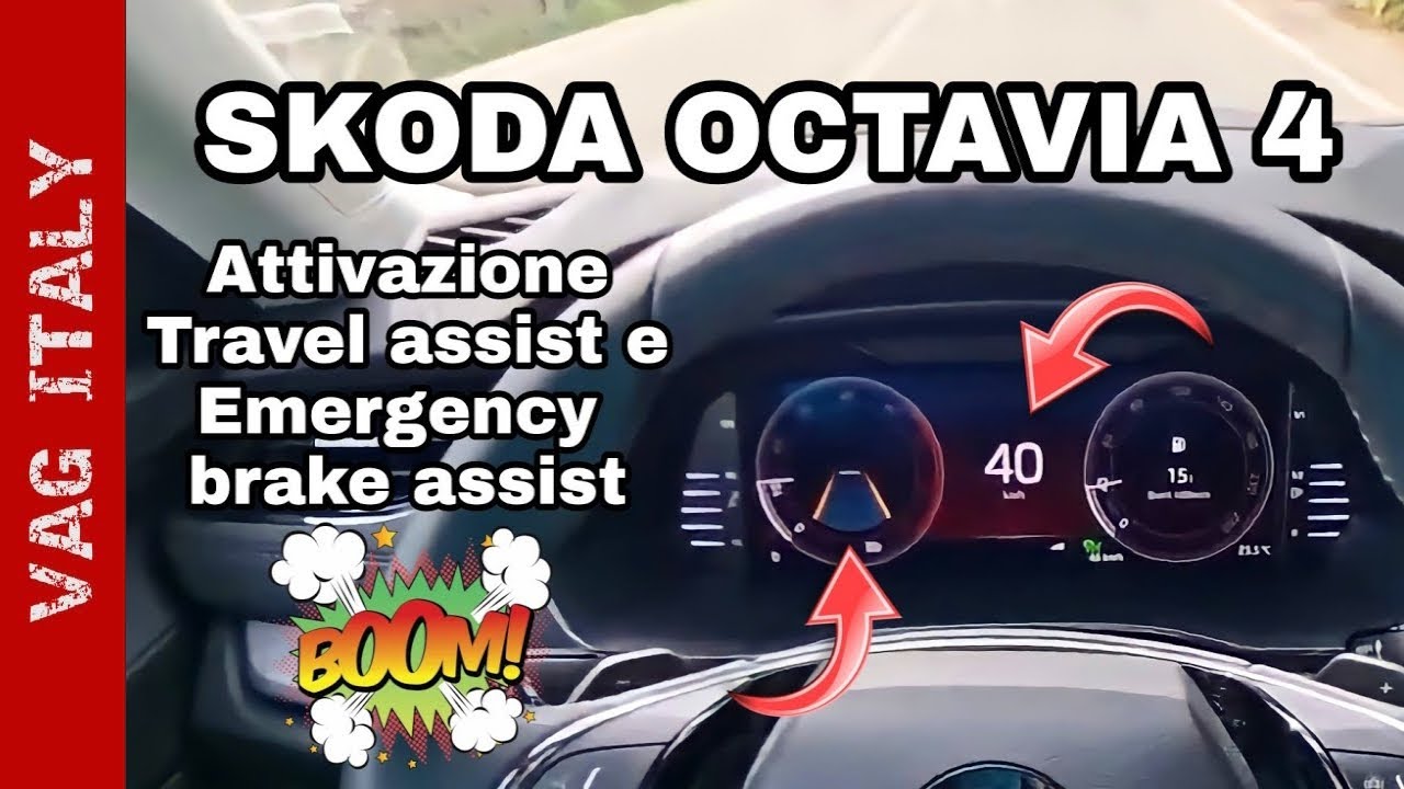Skoda Travel Assist Zurzeit Nicht Verfügbar Attivazione Travel Assist ed Emergency brake assist su Skoda Octavia 4