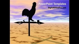 Weather Forecast PowerPoint Template Backgrounds - DigitalOfficePro #01663