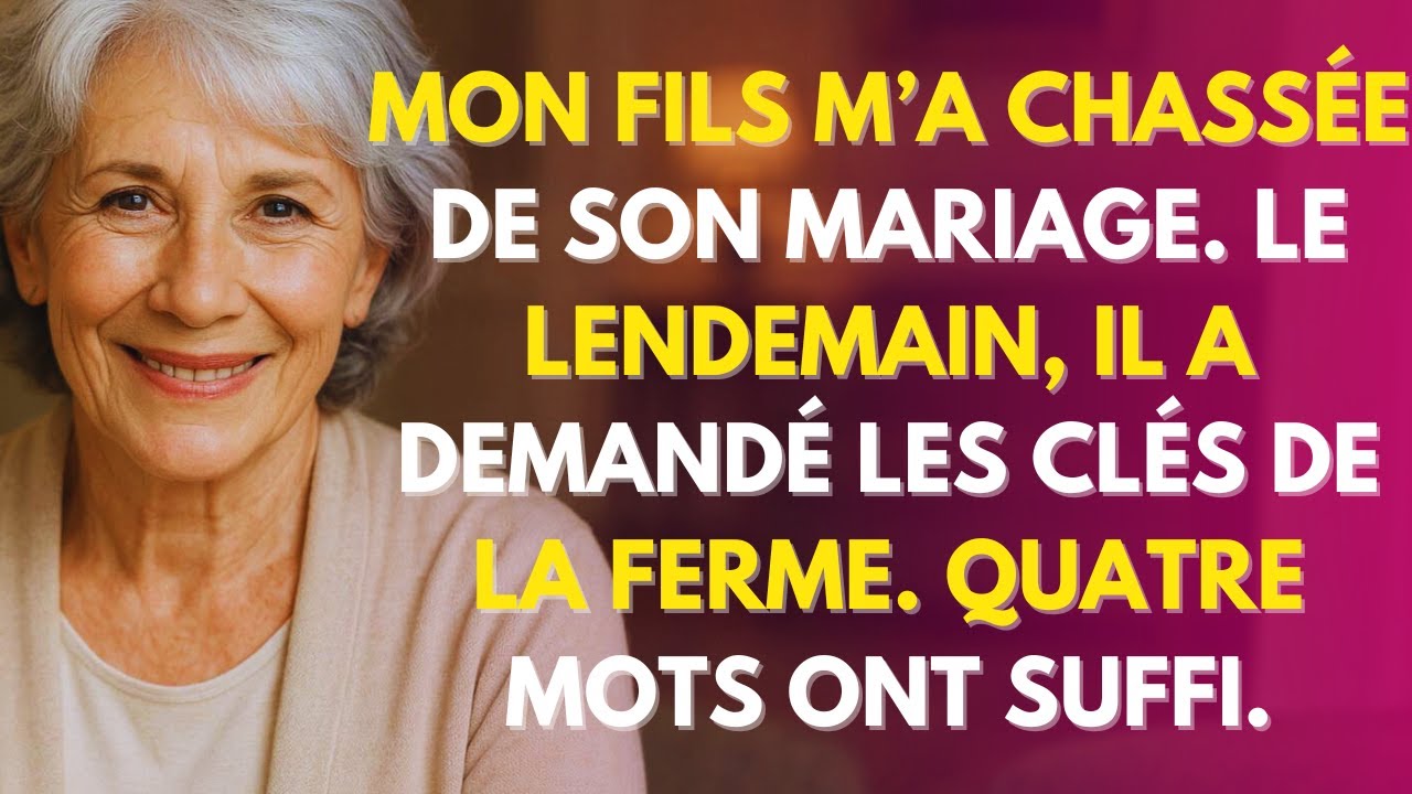 J’ai été expulsée du mariage par mon propre fils à cause de sa femme, mais mes mots ont tout changé.