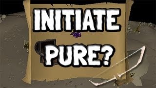 Runescape 2007 - Thoughts on Becoming an Initiate Pure! (Temporarily)
