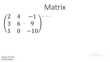 1. Linear Algebra with python/Numpy. Matrices and Determinant. Matrices, types, shape and dimension.