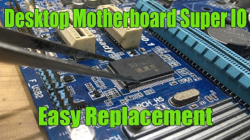 Desktop Motherboard IO Controller Easy Remove | How To Remove Motherboard Super IO