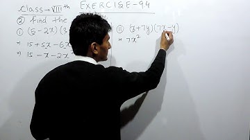 Exercise 9.4 - Question 2 (i,ii) NCERT Solutions for Class 8th Maths Algebraic Expressions