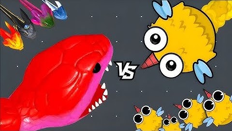 Snake Clash.io Vs Mosquito.io🔥- (All MAX LEVEL, EPIC GAME), Best Victory 100% WiN ! SnakeGamer19!122