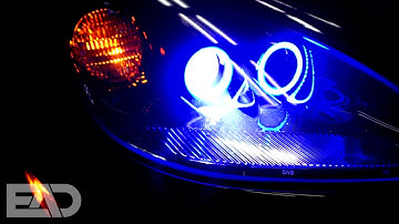 CORVETTE C6 ORACLE HEADLIGHTS AND CUSTOM PAINTED RIMS - www.eadindy.com