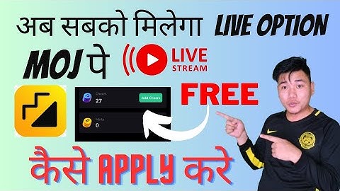 Moj App पर अब सबको मिल रहा है Live Option | How To Apply Live In Moj App | Latest Update 2024