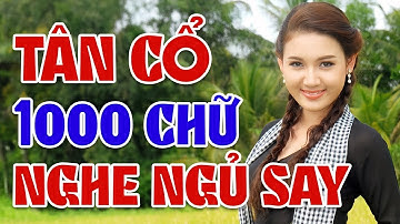 Ca Cổ 1000 Chữ Nghe Là Say Ngủ HAY NHẤT MỌI THỜI ĐẠI - Tân Cổ Giao Duyên Miền Tây Hơi Dài Dễ Ngủ