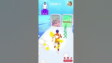 DNA Run 3D 🧬💀*LATEST UPDATE* All Levels Gameplay Android, ios D05 #Shorts