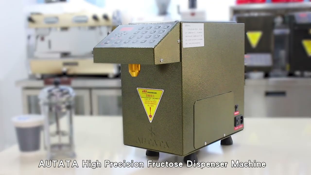 Automatic Fructose Dispenser Sugar Machine Bubble Tea Coffee Liquid Syrup Machine / ATT-9L / AUTATA