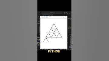 PYTHON Vẽ Tam Giác