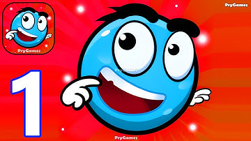 Ball World - Gameplay Walkthrough Part 1 Red Ball Adventure Level 1-7 (iOS, Android Gameplay)