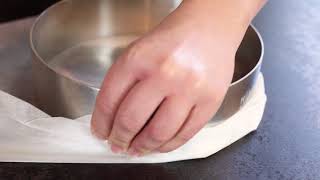 Hobbybäcker Tortenring Mit Backpapier Einschlagen