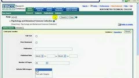 OUTDATED : Psychology and Behavioral Sciences Collection