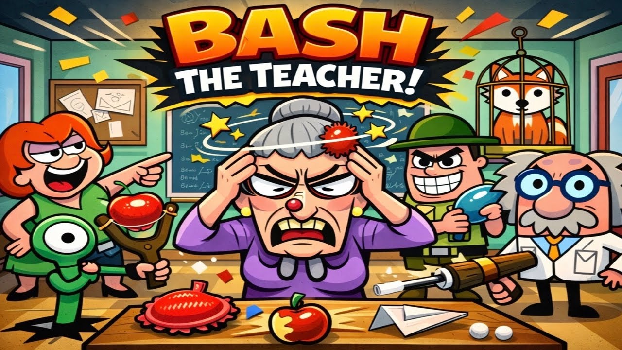 I Can't Believe This Game Exists | Bash the Teacher!! - YouTube