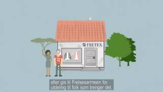 Se hva som skjer med klærne du gir til Fretex