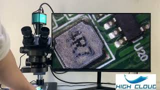 3.5X-90X Double Rod Simul Focal Trinocular Stereo Microscope 48
