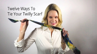how to tie a twilly scarf