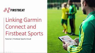 Firstbeat Sports Tutorial: Linking Firstbeat Sports Cloud and Garmin Connect