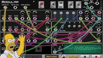 Lets create the GAMBLOR patch with the modular in Caustic 3