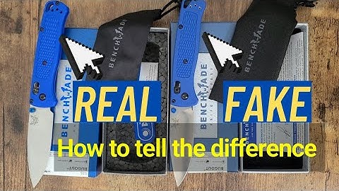008 Benchmade 535 Bugout full comparison to the Chinese replica