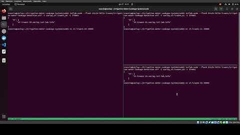 Water Leakage Detection System - Simulation - ESP32 LoRa32 V2