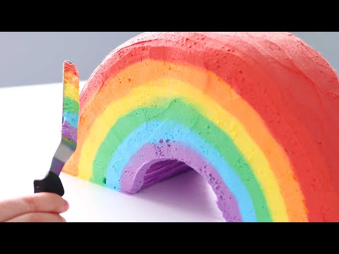 You Won't BELIEVE whats INSIDE this Rainbow CAKE!