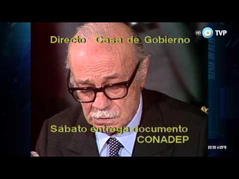 Si te he visto no me acuerdo - Entrega del Informe de la CONADEP